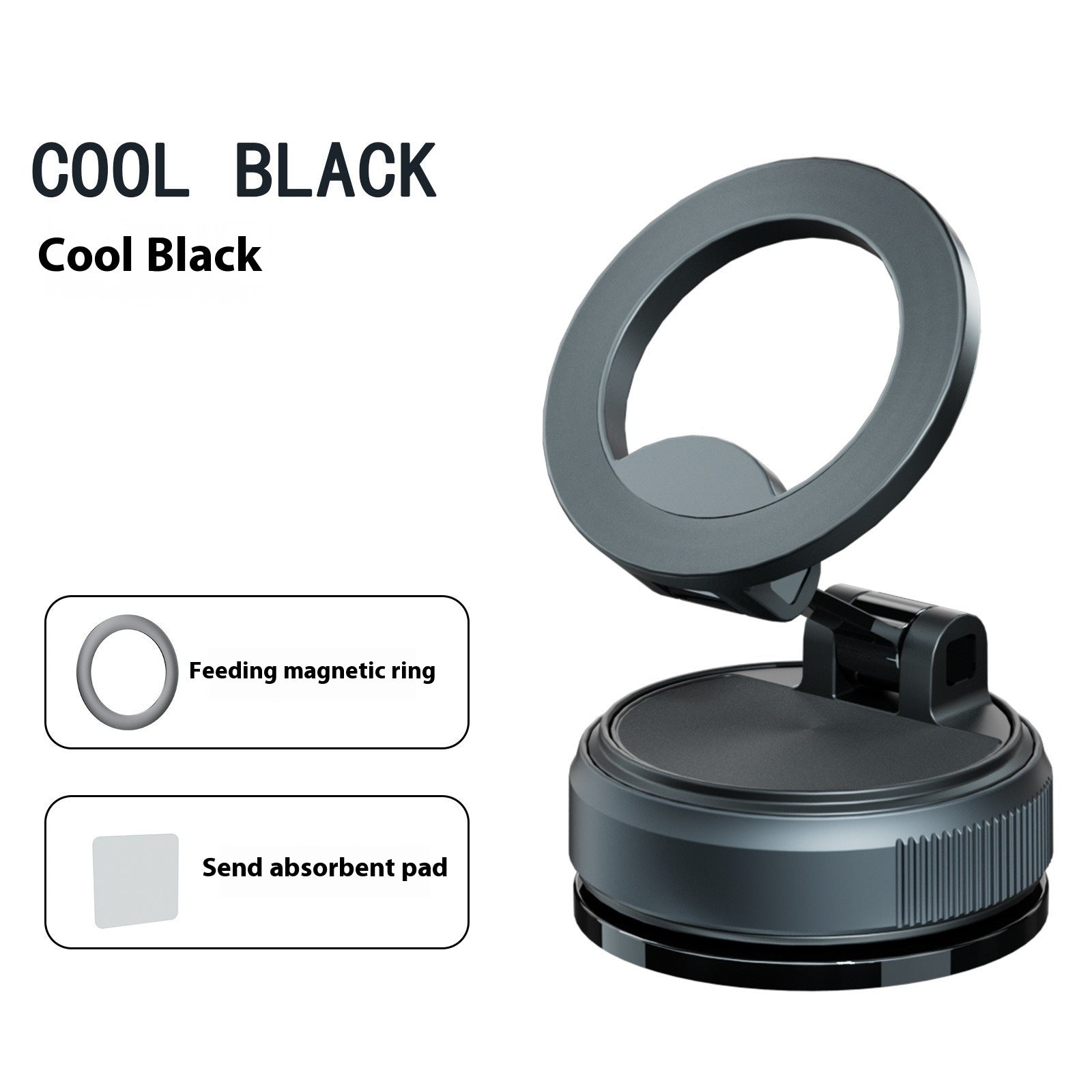 Magnetic Car Navigation Phone Holder Vacuum Sucker - 0 - CJ