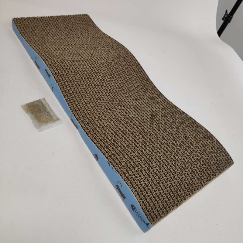 Medium, Wavy Grab Plate, Cat Scratching Post - 5 - CJ
