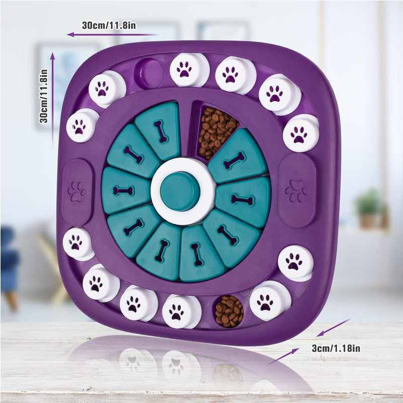 Dog Puzzle Toys, Interactive Treat Puzzle Dog Enrichment Toys For Large Medium Small Dogs - 5 - CJ