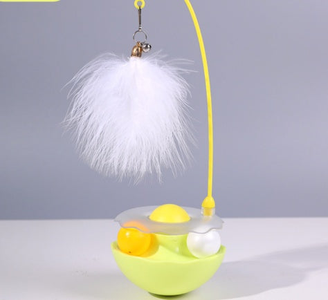 Cat Toys - Interactive Toy For Cat , Kitten Toys, Lightweight Resin Duck Shape Fun Stick For Kitten Play Indoor Outdoor ,Removable And Washable Duck Cat Toy - 5.0 - CJ