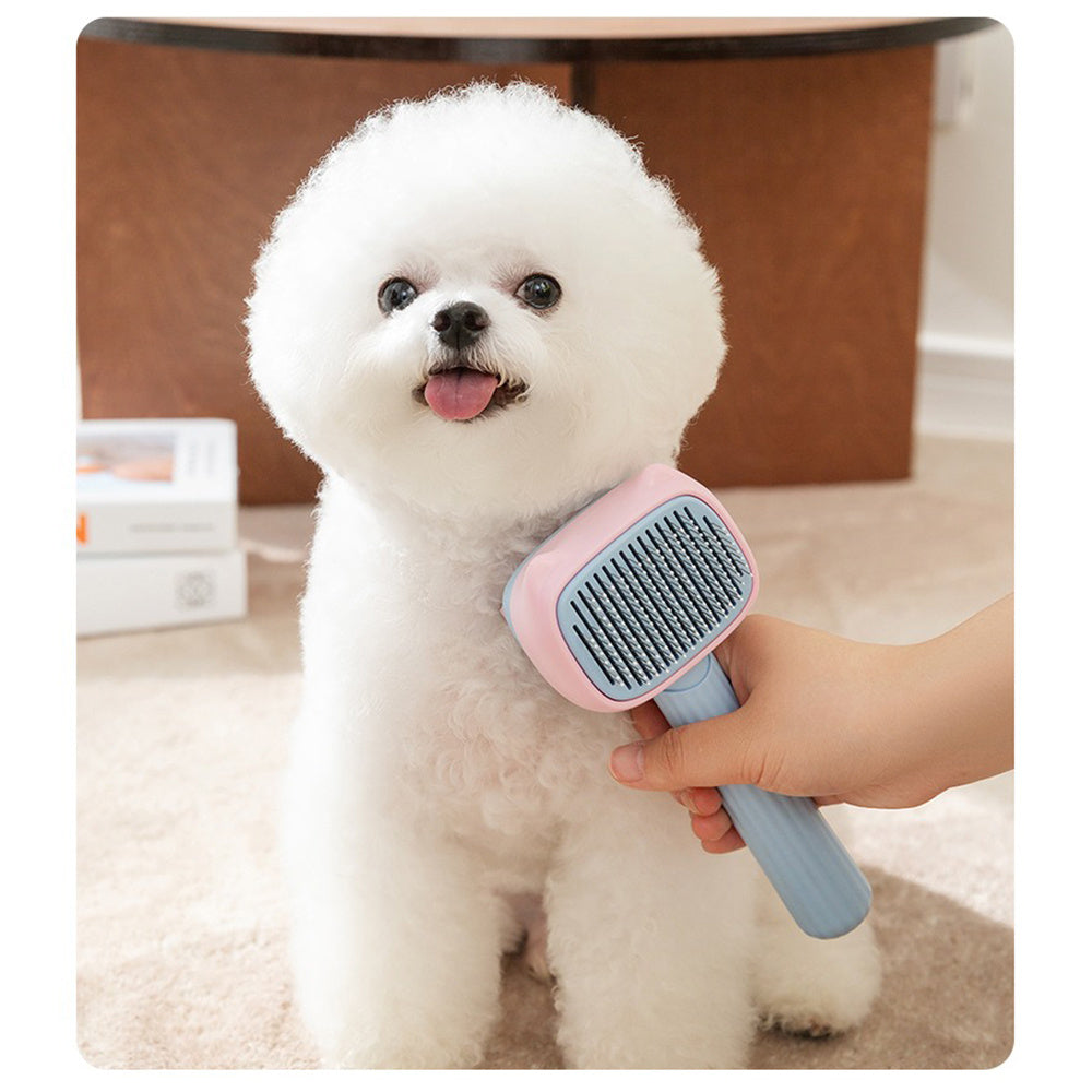 Pet Grooming Brush Dog Deshedding Brush For Large Dogs, Dematting Comb De - shedding Tool For Hair Cats, Pet Hair Grooming Brush Reduces Shedding, Great For Short To Long Hair Breeds - 5 - CJ