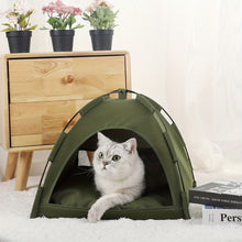 Cat Tent Bed With Removable Non - Slip Soft Pad, Portable Pet Tent Cave For Cats And Small Dogs Kitten Breathable Self - Cooling Pet Mat For Dogs And Cats - 5 - CJ
