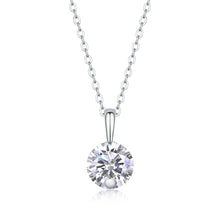 1Star - A Fashionable And Luxurious Diamond Jewelry Pendant Set With 2 - carat Moissan Diamond S925 Sterling Silver And Platinum Plating Prohibit TikTok sales - 5 - CJ