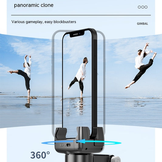 Phone Stand For Live Streaming Anti - shake Retractable Camera Smart Head Stabilizer Hand - held Selfie Stick - 0 - CJ