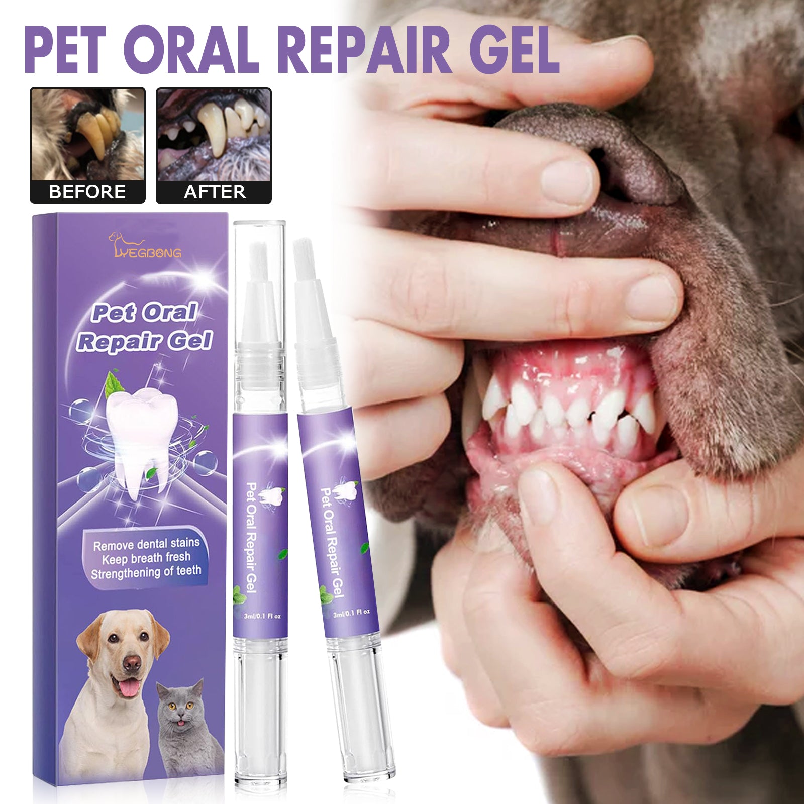 Pet Oral Repair Gel Care Cleaner - 0 - CJ