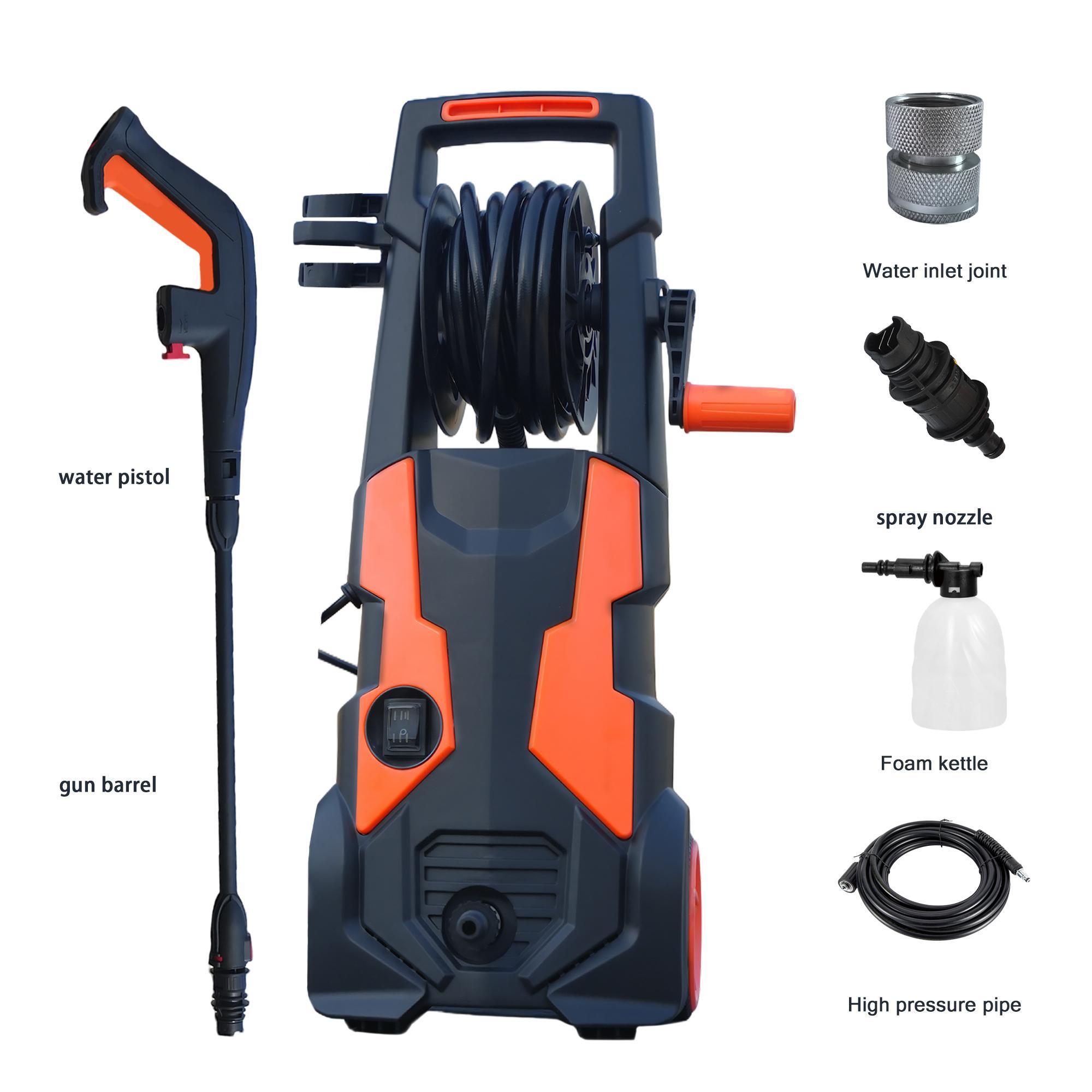 High - performance High - pressure Cleaner For Cars And Building Facades - Powerful Motor, Versatile Accessories, Environmentally Friendly Design - 5 - cjdropshipping