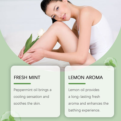 OUHOE Mint Lemon Solid Soap Gently Cleanses The Body And Moisturizes The Skin With Hand - Made Essential Oil Nourishing Bath Soap - 5 - CJ