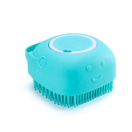 Silicone Dog Bath Massage Gloves Brush Pet Cat Bathroom Cleaning Tool Comb Brush For Dog Can Pour Shampoo Dog Grooming Supplies - 0 - CJ