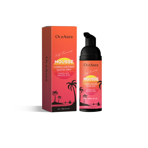 OceAura Self Tanning Mousse, Body Black Wheat Skin Hydrating Deep Moisturizing After Sun Repair Cream - 5 - CJ