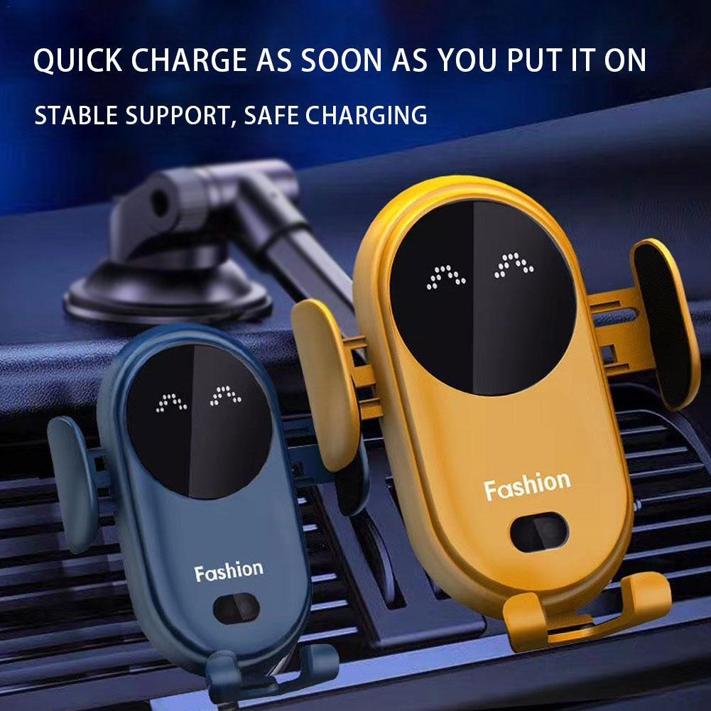Infrared Induction Car Wireless Charger Car Phone Holder - 0 - CJ