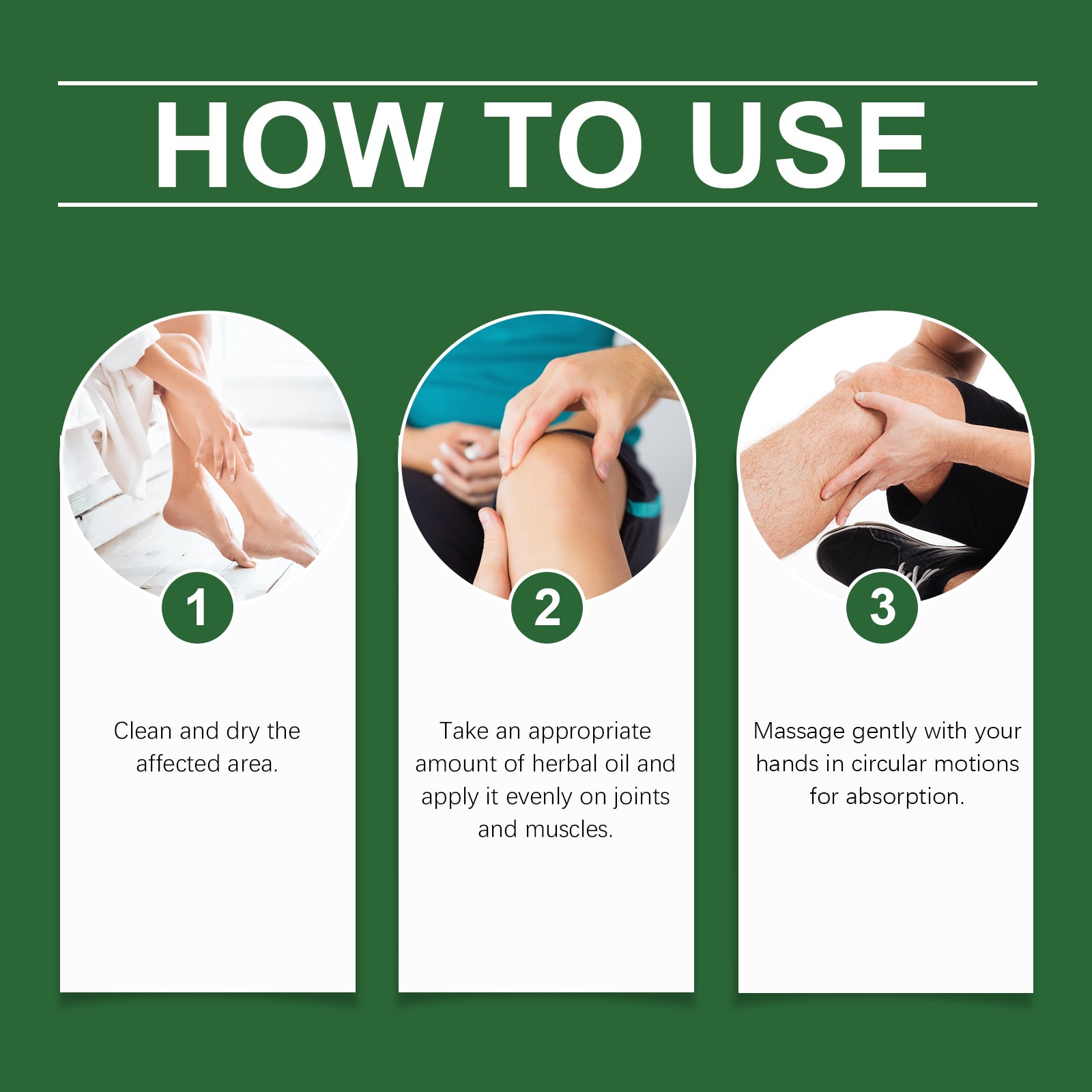 West&Month Herbal Compost Oil, Massage Moisturizing Joint Massage Essential Oil Daily Joint Care Essential Oil - 5 - CJ