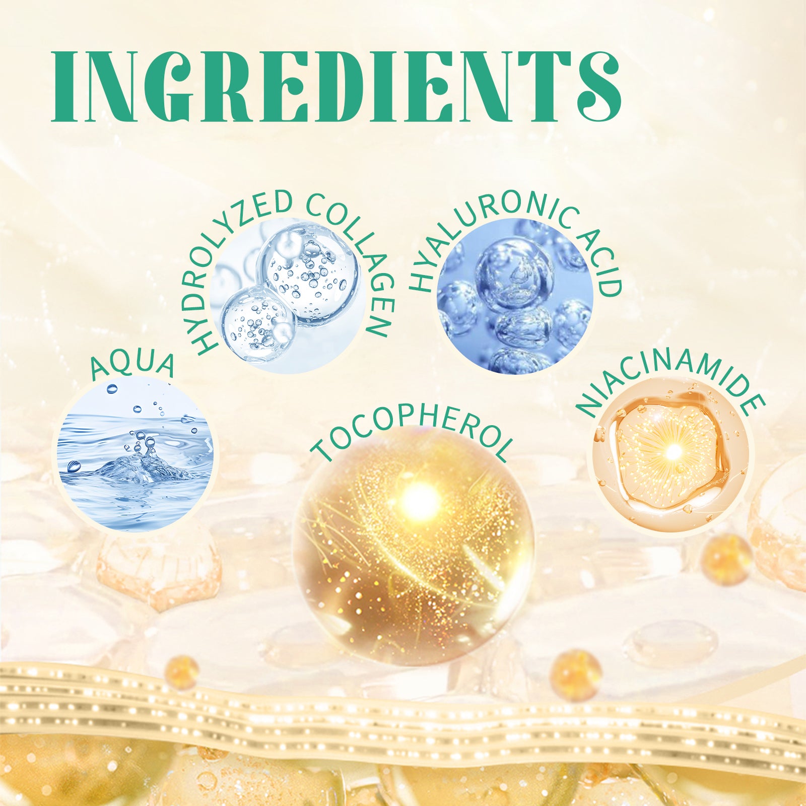 Hoygi Collagen Booster Creme, Reduce Wrinkles Repair Skin Barrier Firming Hydrating Smoothing Cream - 5 - CJ