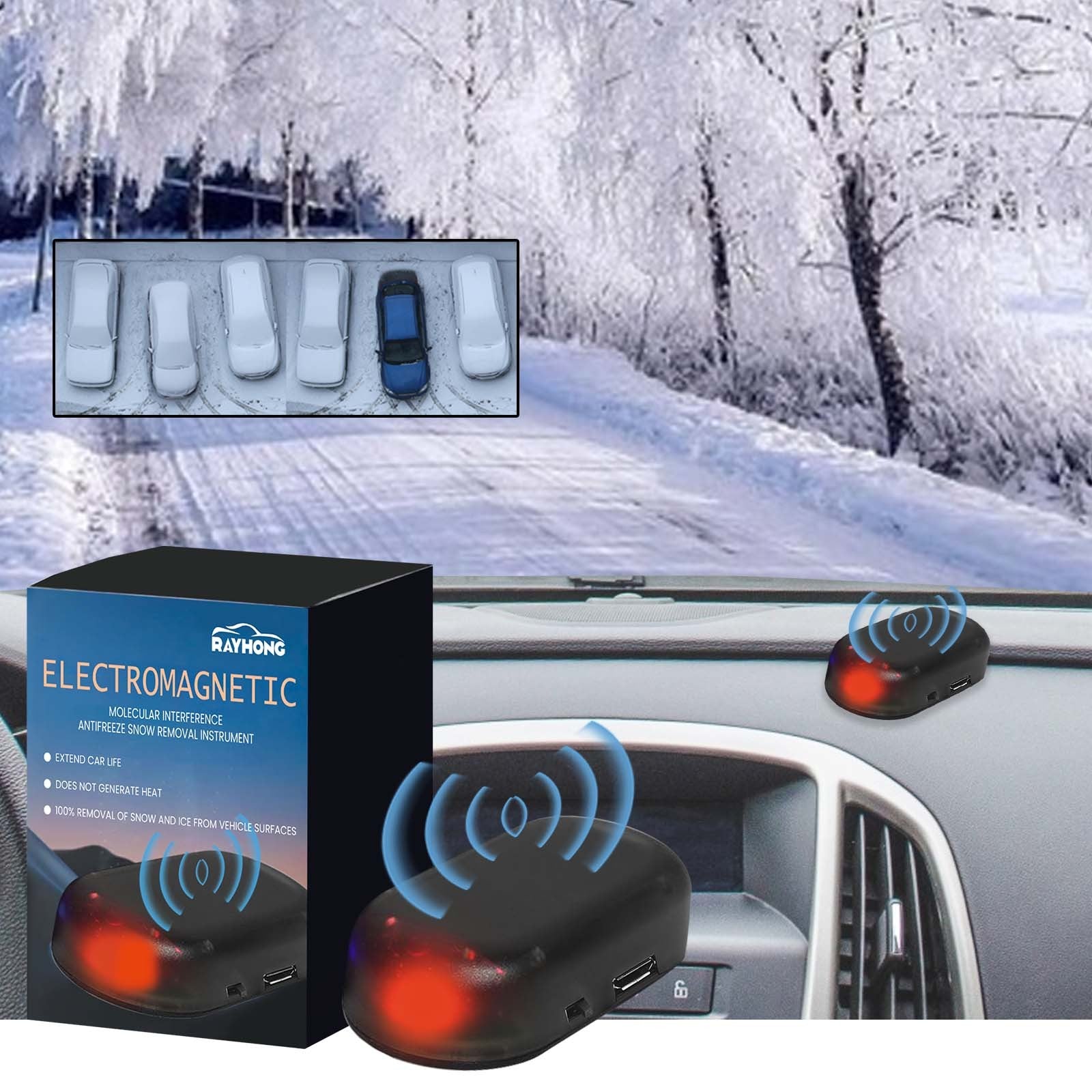 Portable Mini Ice Scraper For Quick De - icing And Snow Melting Of Car Windows. After - sales Service Not Included. - 5 - CJ