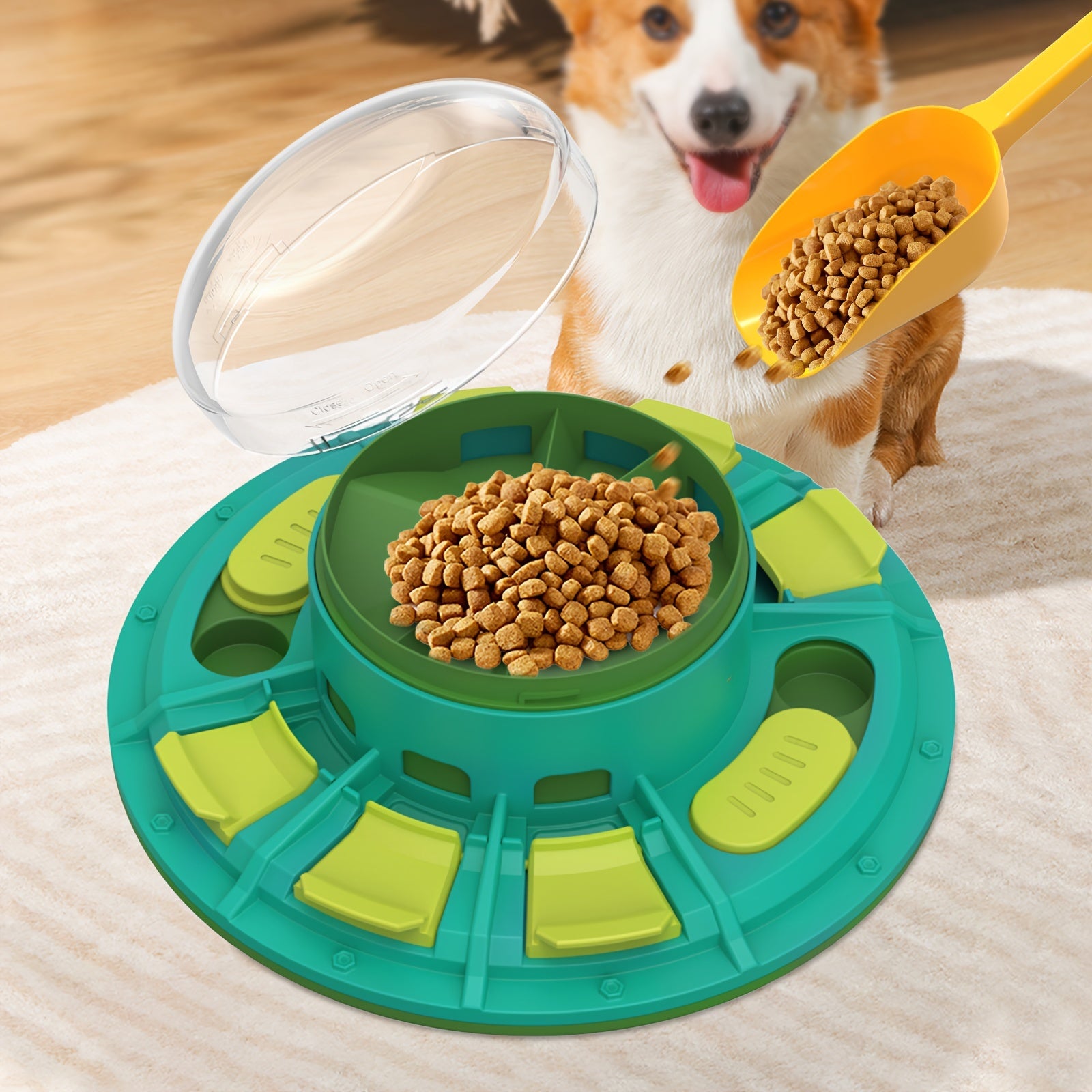 Interactive Dog Puzzle Toy For IQ Improvement And Slow Feeding Suitable For All Sizes Pets Nutritious Diet - Friendly Non - Electric Plastic Pets Game Pet Products - 0 - CJ