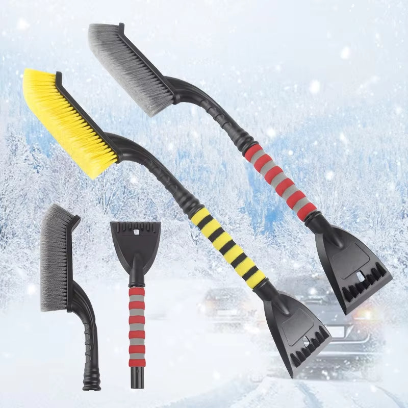 2 IN 1 Snow Brush Ice Scraper For Car Windshield Detachable Snow Scrapers With Foam Grip Cleaning Shovel For Car Trucks - 5 - cjdropshipping