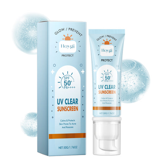 Hoygi UV Clear Sun Sunscreen, Summer Outdoor Anti - Exposure UV Moisturizes Skin Evenly Bright And Not Greasy - 5 - CJ