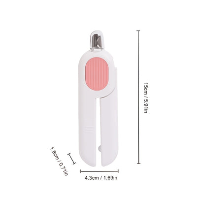 Dog And Cat Nail Clippers, Pet Nail Trimmers With LED Light, And Circular Cut - hole Cat Paw Cutter Dogs Nail Cutter Avoid Excessive Cutting - 5 - CJ