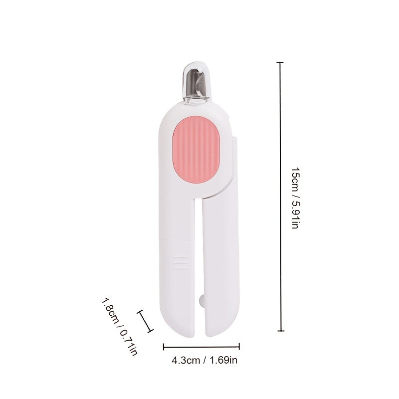 Dog And Cat Nail Clippers, Pet Nail Trimmers With LED Light, And Circular Cut - hole Cat Paw Cutter Dogs Nail Cutter Avoid Excessive Cutting - 5 - CJ