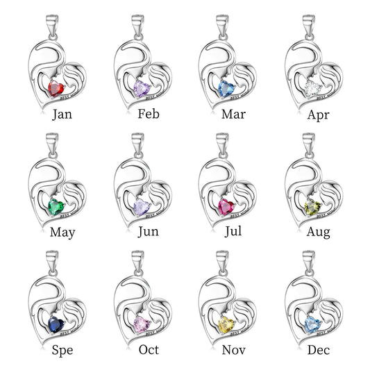 S925 Sterling Silver Best Mom Necklace Mother's Day Series Necklace - 4 - CJ