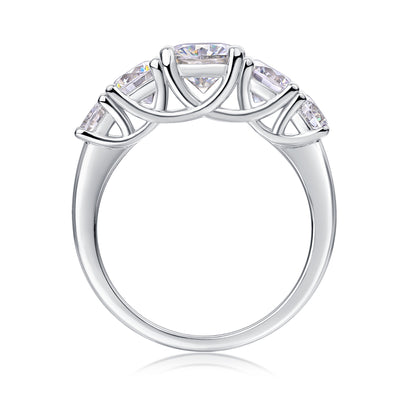 1Luxury Fashion Diamond Rings Lots Of Moissanite Silver Rings Prohibit TikTok sales - 5 - CJ