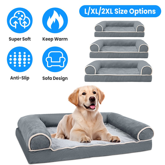 1Pc Dog Bed Pet Bed Sofa Dog Couch Pet Cushion Carpet Mattress With Washable And Removable Cover For Medium Large Dogs - 5 - CJ