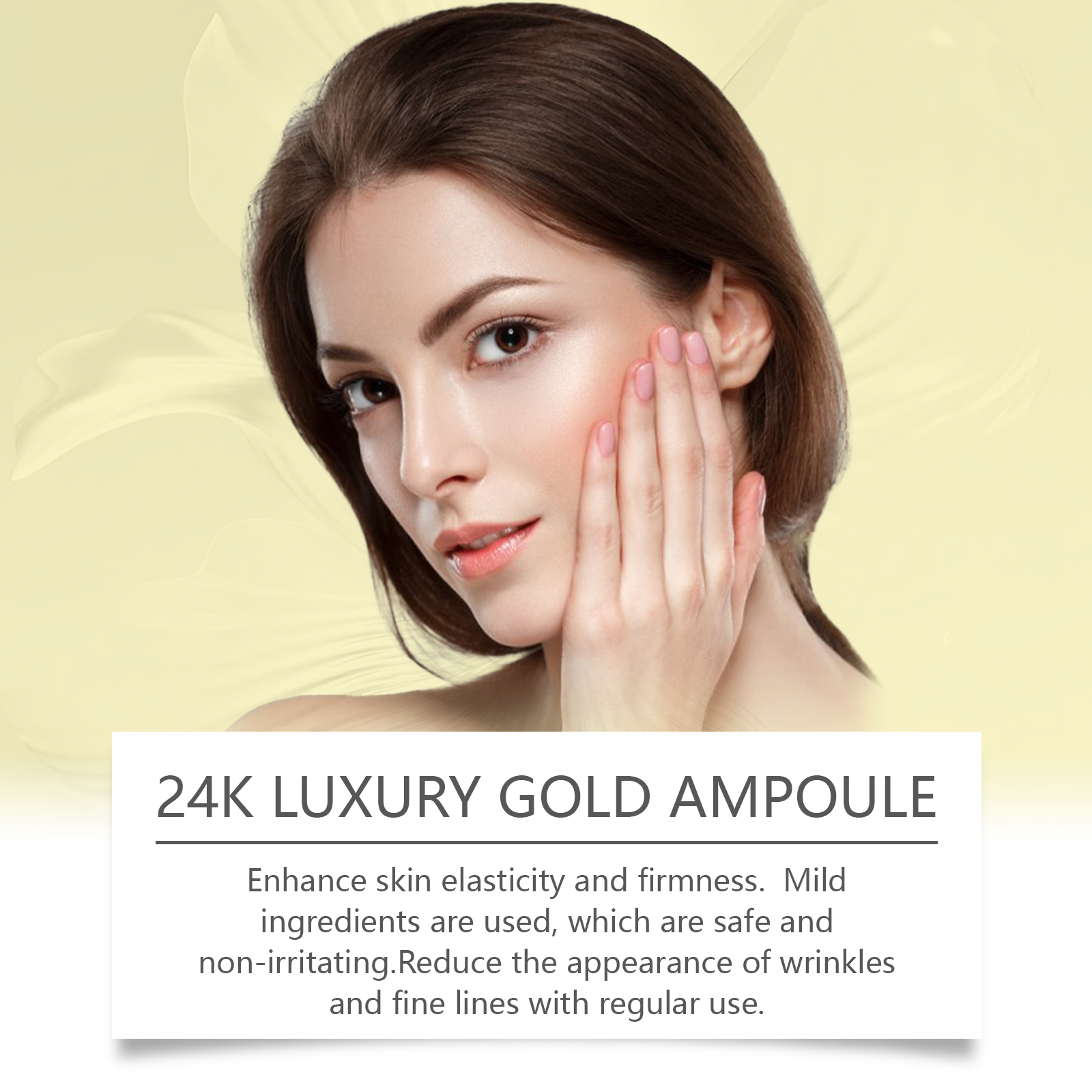West&Month 24k Gold Skin Care Essence, Hyaluronic Acid Essence Gently Nourishes And Moisturizes Facial Skin - 5 - CJ