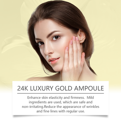 West&Month 24k Gold Skin Care Essence, Hyaluronic Acid Essence Gently Nourishes And Moisturizes Facial Skin - 5 - CJ