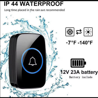 Style A 1 - on - 1 Black Doorbell - 5 - CJ