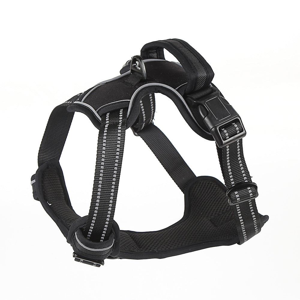 Dog Harness No Pull Breathable Reflective Pet Harness Vest - 0 - CJ