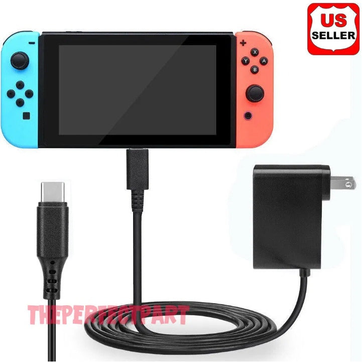 For Nintendo  AC Power Supply Adapter Home Wall Travel Charger Cable 2.4A