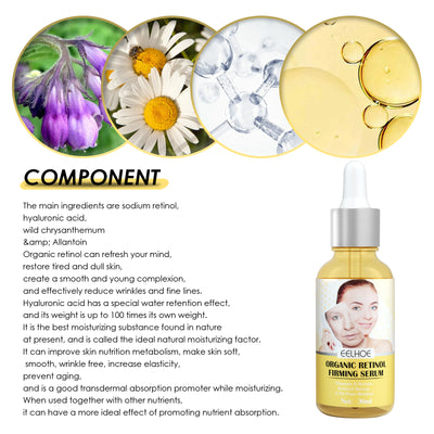 EELHOE Retinol Firming Serum, Face Lift Firming Skin Hydrating Reduce Fine Lines Essence - 5 - CJ