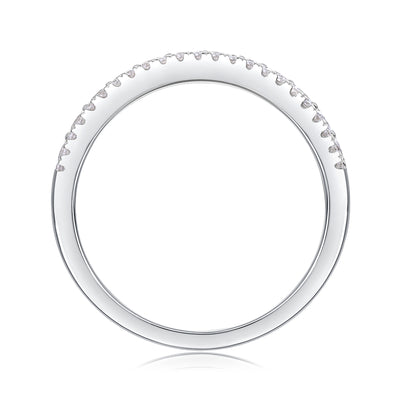 1Luxury Fashion Multi - row Diamond Ring With Moissanite Silver Ring Prohibit TikTok sales - 5 - CJ