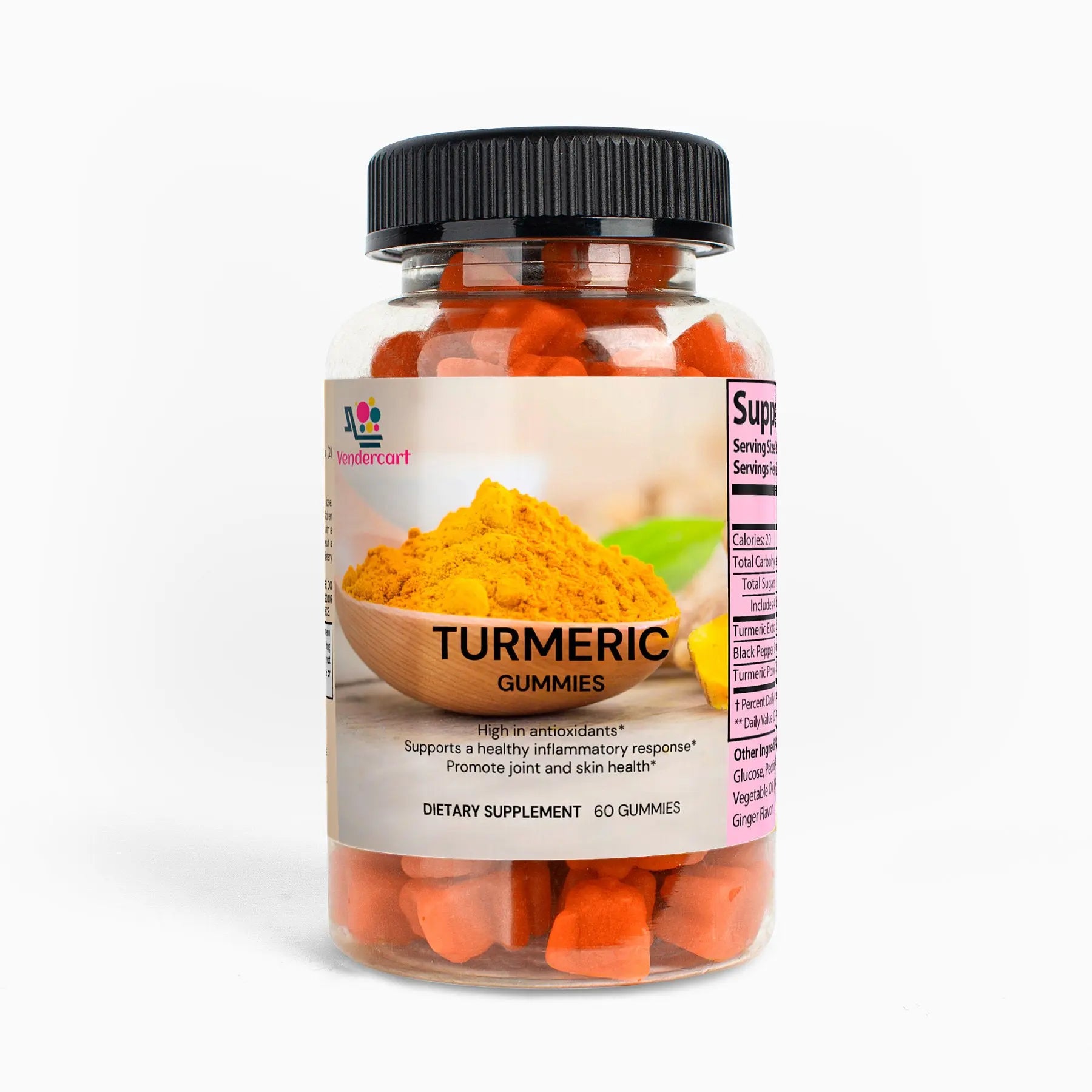 TURMERIC GUMMIES POWERFUL ANTI INFLAMATORY AND JOINT SUPPORT - 5 - CJ