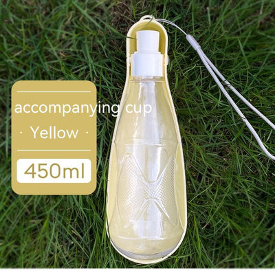 Pet Water Cup Outdoor Portable Folding Dog Water Bottle 550ml Large Capacity Medium To Large Dog Drinking Bottle - 0 - CJ