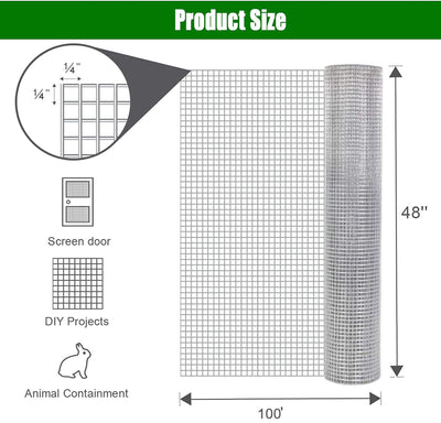 Chicken Wire Mesh Fence Roll After Metal Welding - 5 - CJ