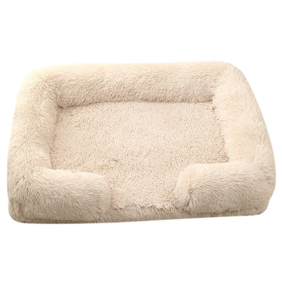 Plush Round Pet Bed Dog Bed Winter - 0 - CJ