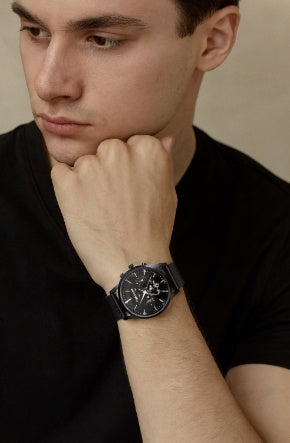 All - matching Simple And High - end Elegant Cool Ultra - thin Calendar Quartz Watch - 5 - CJ