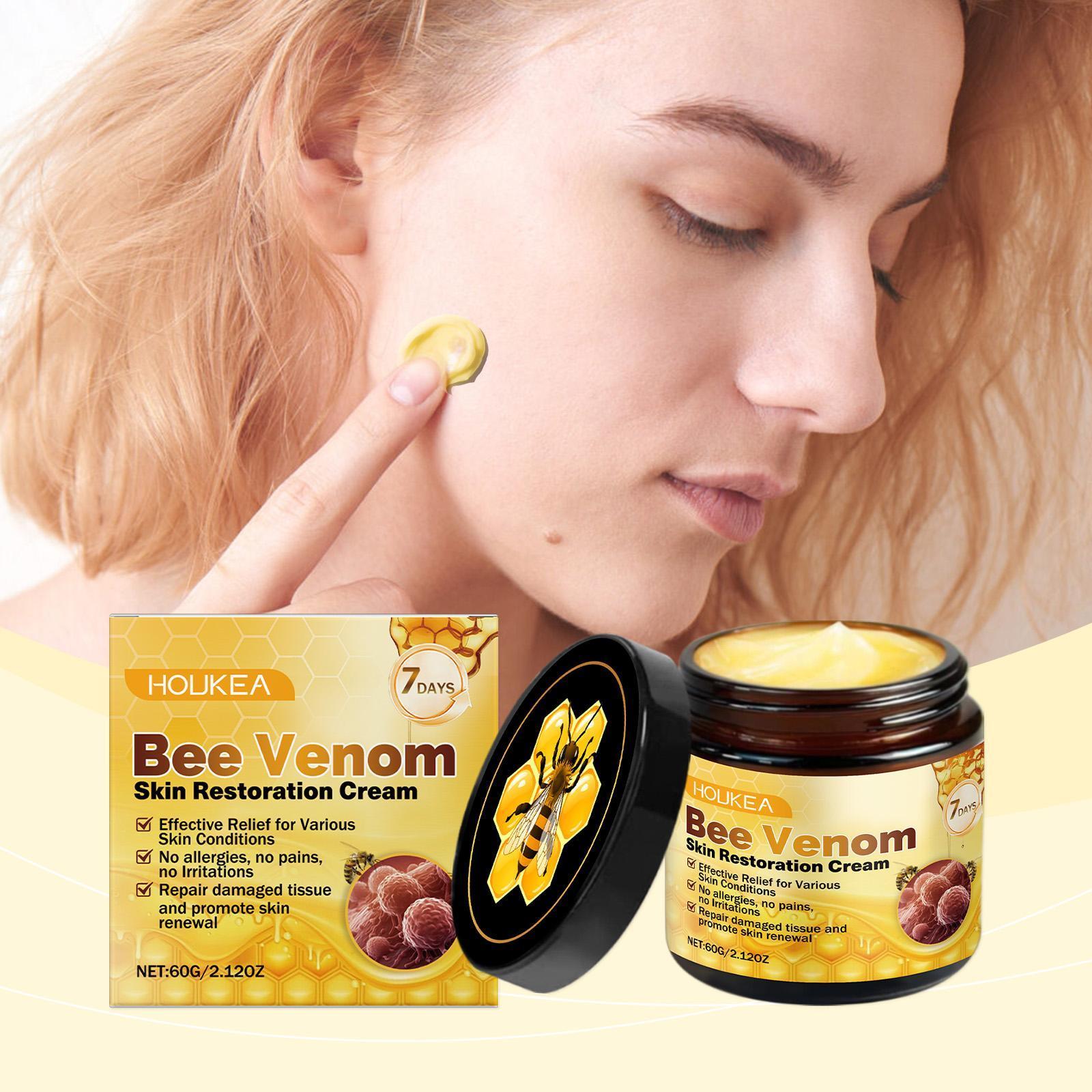 Houkeya Bee  Skin Care Cream Gentle Cleansing, Mole Removal, Moisturizing, Soothing Skin Care Cream - 5 - CJ