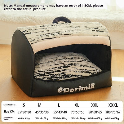 Enclosed Tent Warm Removable And Washable Cat Nest - 0 - CJ