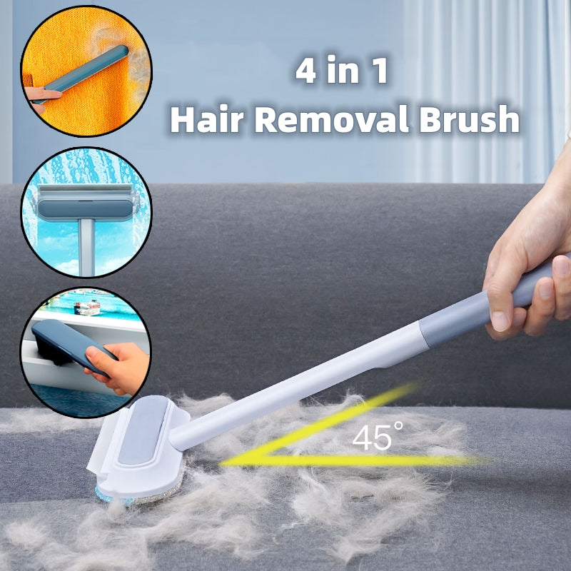 4 In 1 Multifunctional Hair Removal Brush Pet Dog Cat Hair Cleaner Brush Cat Hair Remover Window Screen Cleaning Tool Gadgets - 0 - CJ