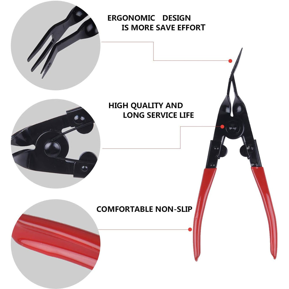 19pcs Auto Trim Removal Kits,Car Panel Removal Tool Car Interior Trim Kit Auto Clip Pliers Fastener Remover Pry Tool Set For Automotive Radio Stereo Dash - 5 - CJ