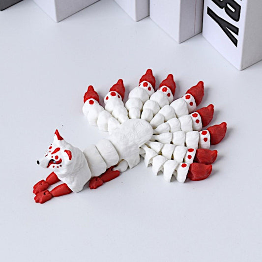 Nine - tailed Fox, Smart Fox Shape, Fantasy Texture, Exquisite Details, Fairy - style Appearance, Exquisite Craftsmanship, Thoughtful Gift Decoration, Adding Fairy Charm - 5 - CJ