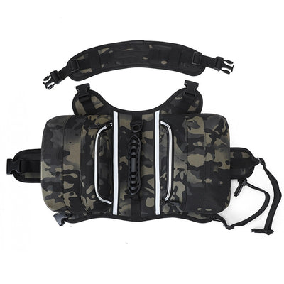 Outdoor Large Dog Backpack For Pets - 0 - CJ - Dark Night Camo - CJGX173743304DW