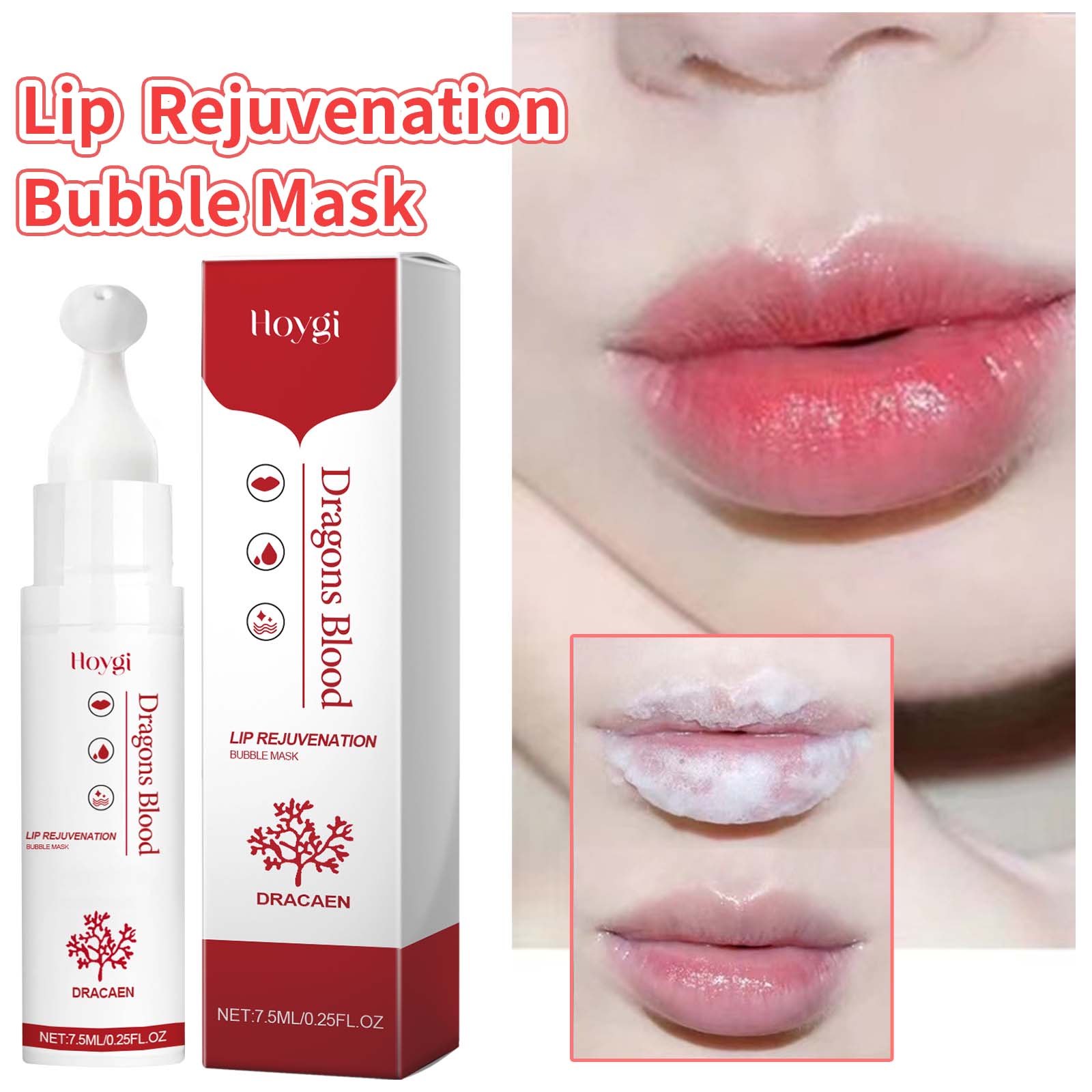 Hoygi Whitening Lip Line Bubble Lip Balm, Moisturizing And Hydrating Lip Mask Lip Care And Anti - Dryness - 5 - CJ