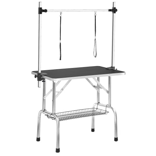 Large Pet Dog And Cat Grooming Table With Adjustable Arms And Clips Large Heavy Animal Grooming Table, 42 Inches - 5 - CJ
