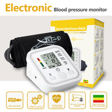 Automatic Upper Arm Blood Pressure Monitor Pulse Meter BP Machine Voice Talking - 5 - CJ