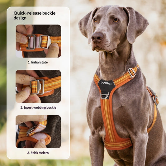 Outdoor Reflective Wear - Resistant Pet Harness - 0 - CJ