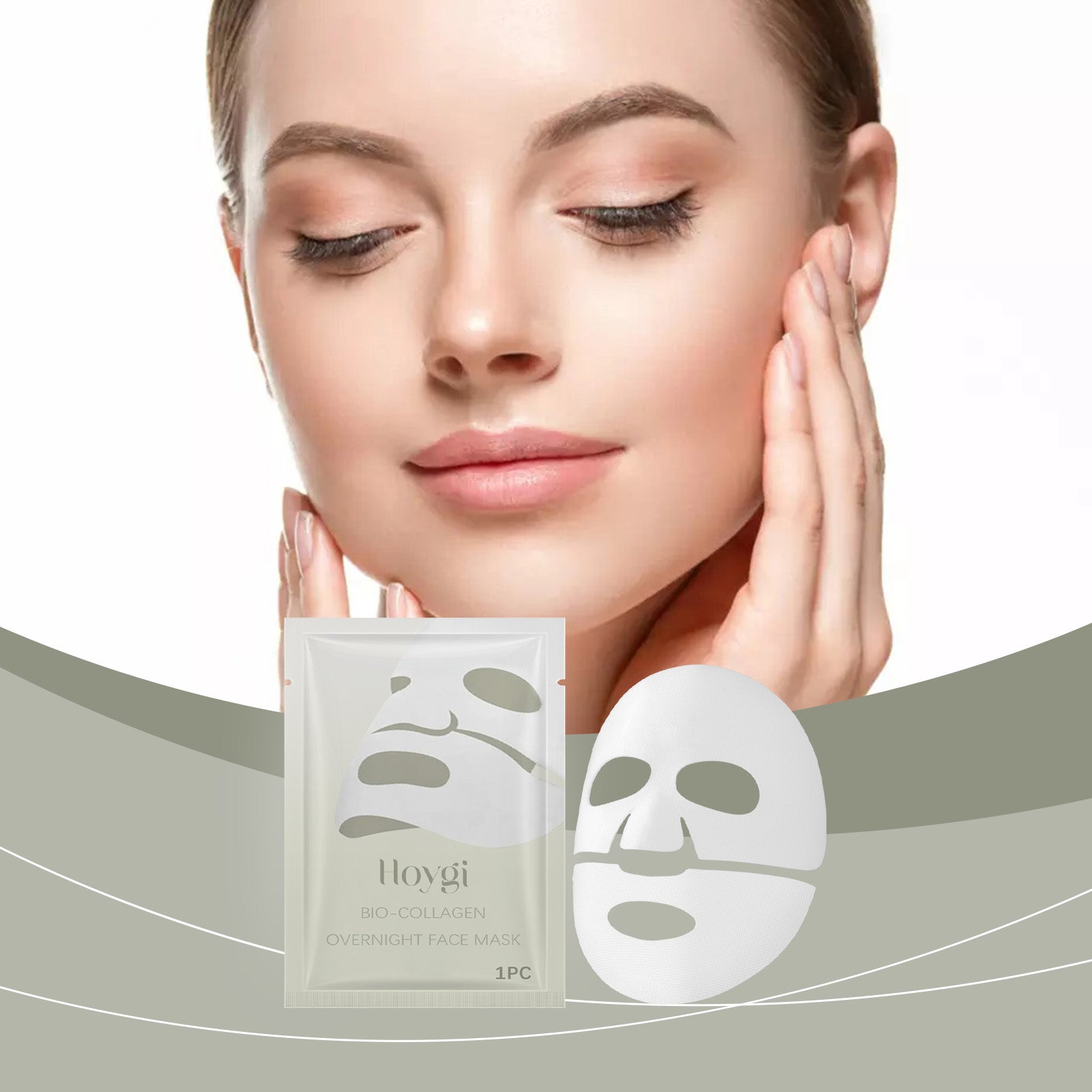 Hoygi Collagen Moisturizing Mask (Bag) Firming Skin Care Moisturizing Hydrating And Nourishing Facial Lifting Care Mask - 5 - CJ