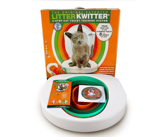 Litter Cat Toilet Sitting Toilet Trainer Kwitter - 0 - CJ
