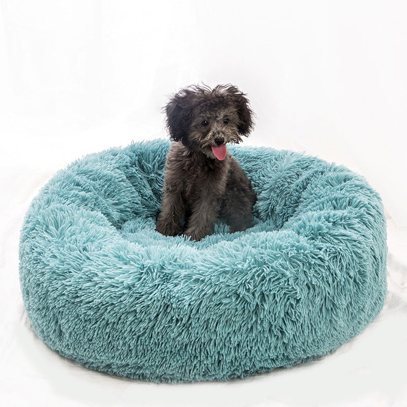 Plush pet nest - 0 - CJ - Dark green - 40cm - CJJJCWGY03748 - Dark green - 40cm
